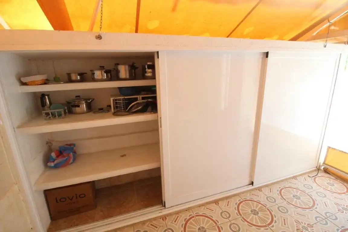 Cocina de Casa adosada en venta en Torrevieja con Aire acondicionado, Jardín privado y Terraza