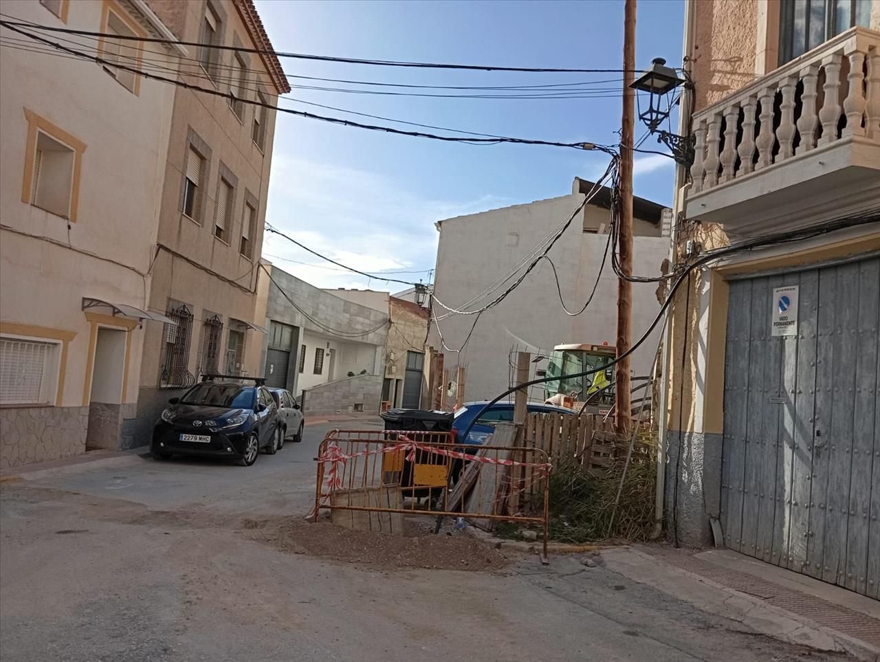 Exterior view of Single-family semi-detached for sale in Cúllar  with Terrace