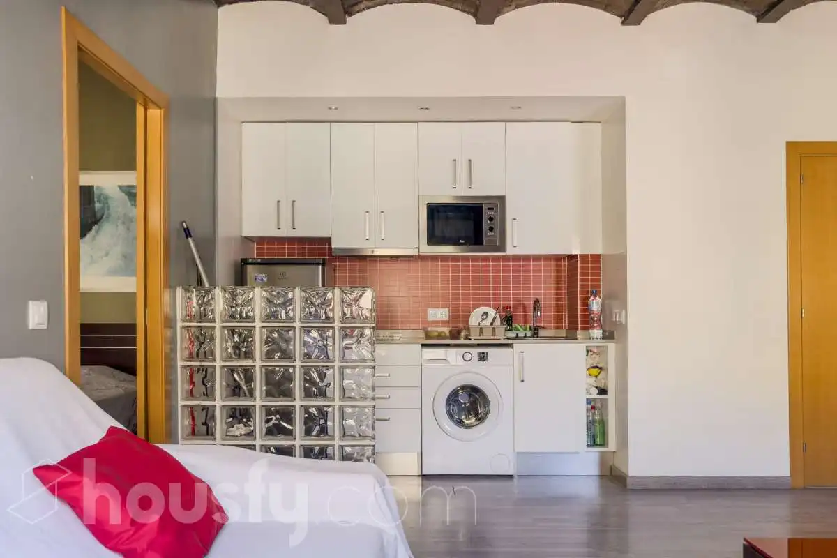 Cocina de Piso en venta en Barcelona con Aire acondicionado, Parquet y Amueblado