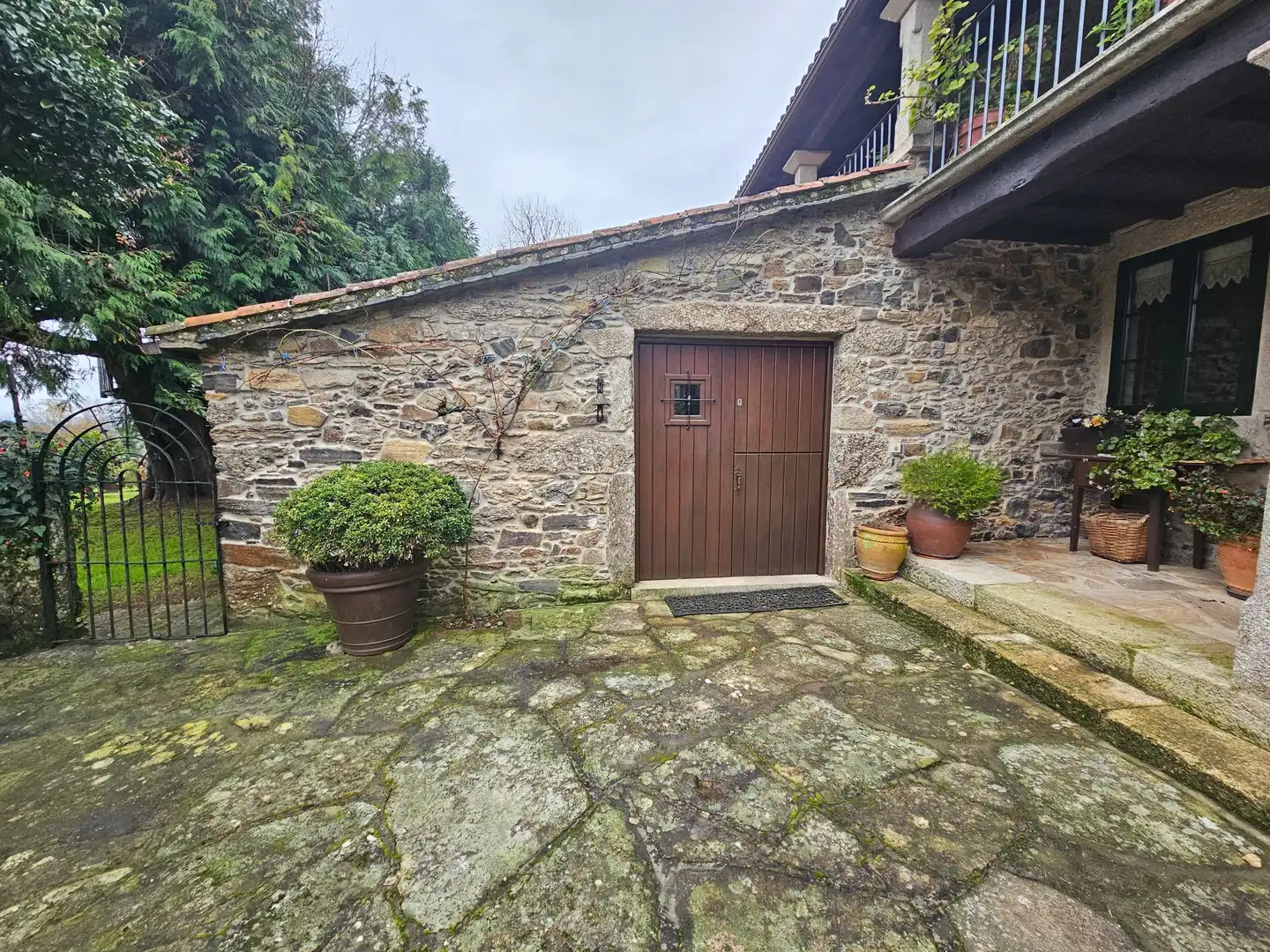 Vista exterior de Casa o chalet en venta en Melide con Calefacción, Jardín privado y Terraza