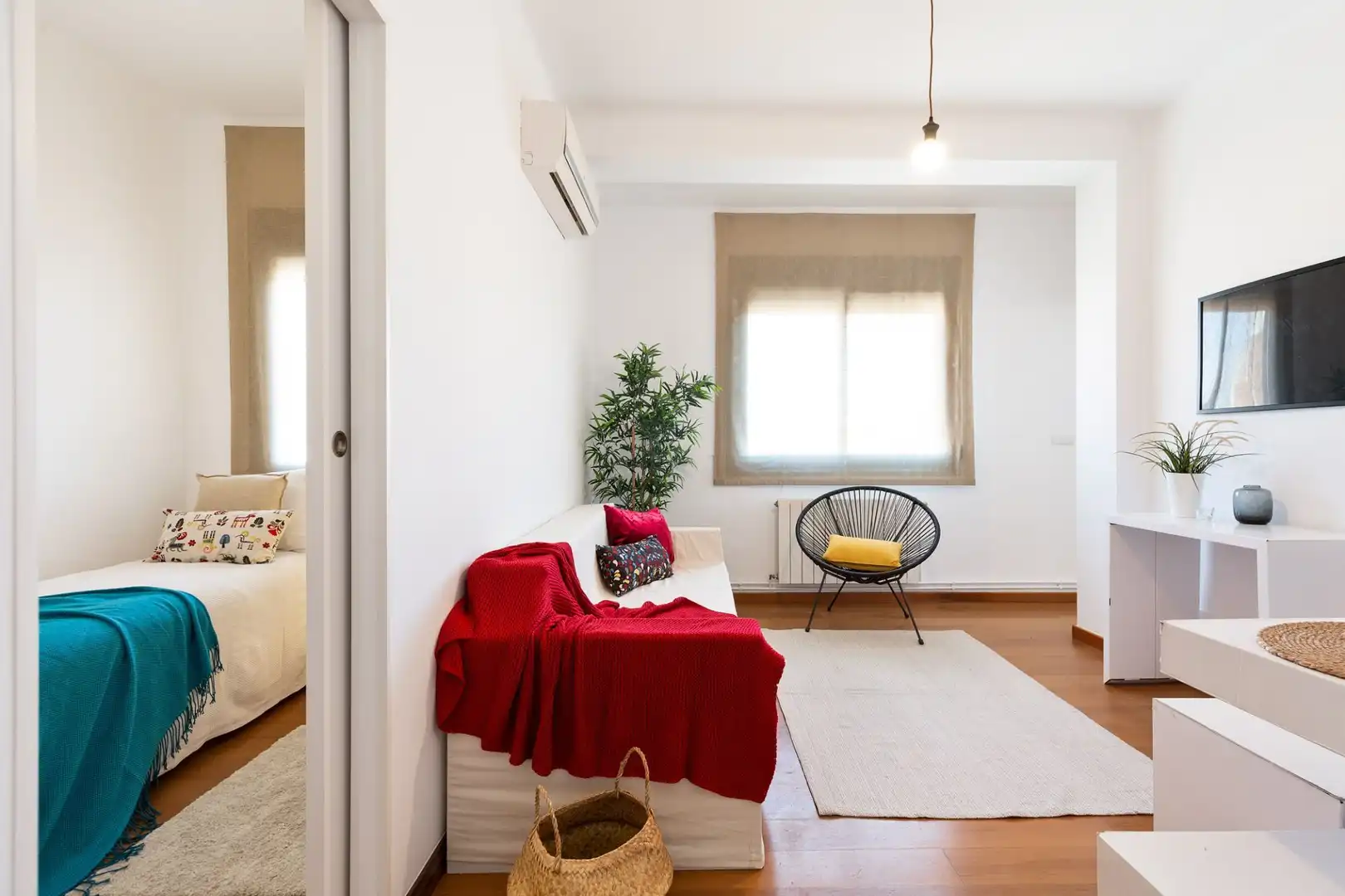 Sala de estar de Piso en venta en L'Hospitalet de Llobregat con Aire acondicionado y Calefacción