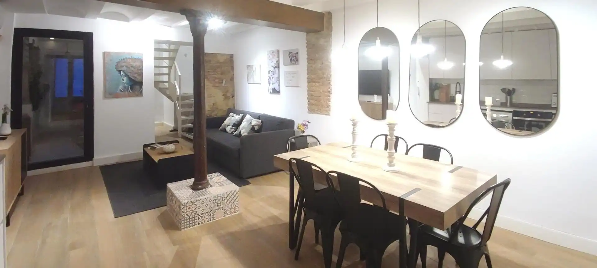 Comedor de Dúplex en venta en Valencia con Calefacción y Amueblado