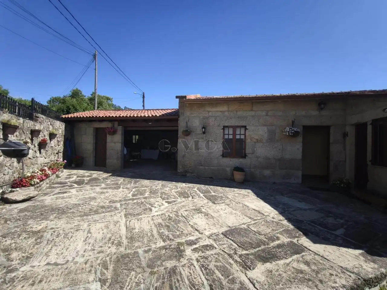 Vista exterior de Finca rústica en venta en Mondariz con Calefacción, Jardín privado y Terraza