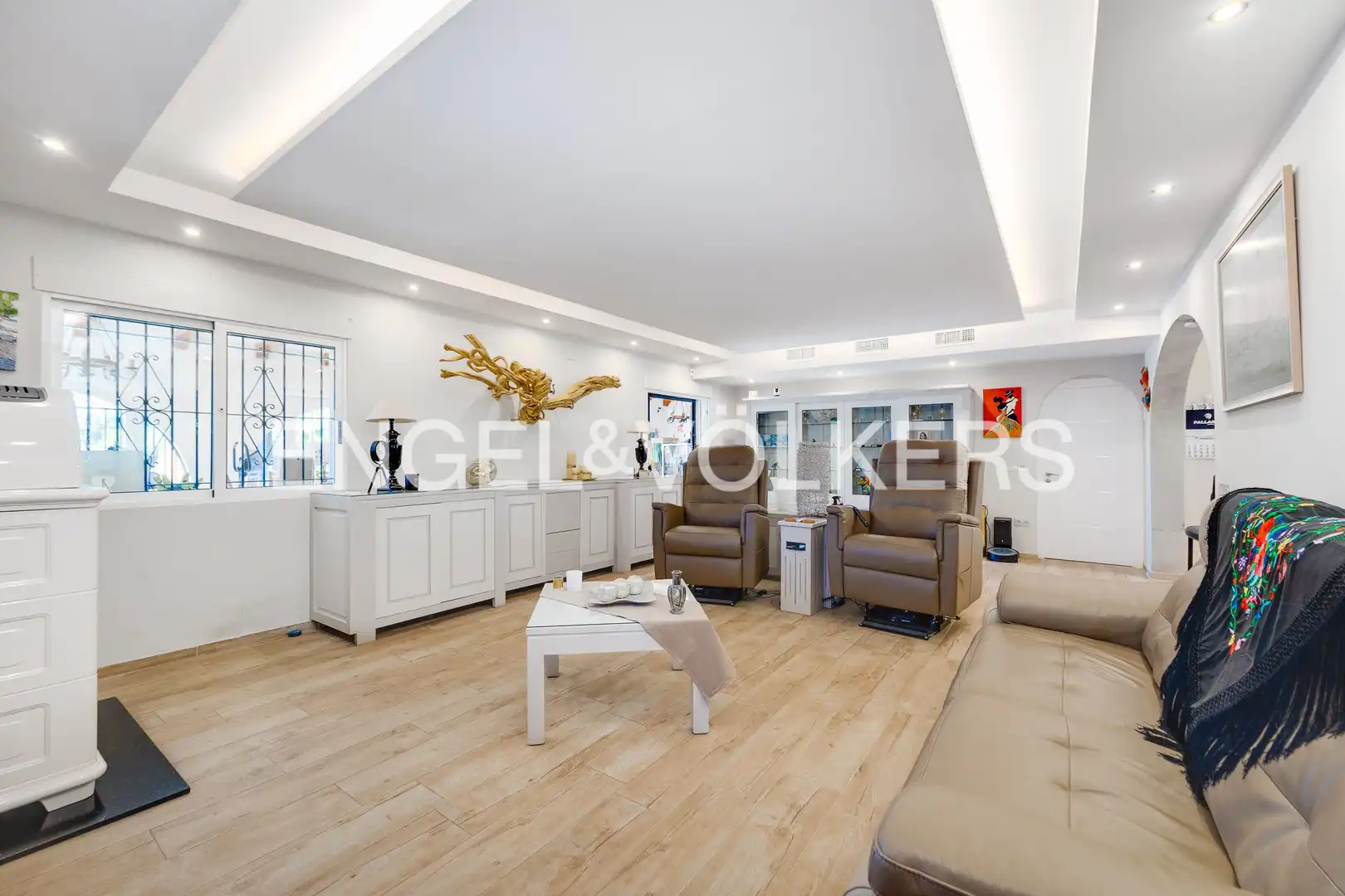 Sala de estar de Casa o chalet en venta en Daya Vieja con Aire acondicionado, Calefacción y Jardín privado