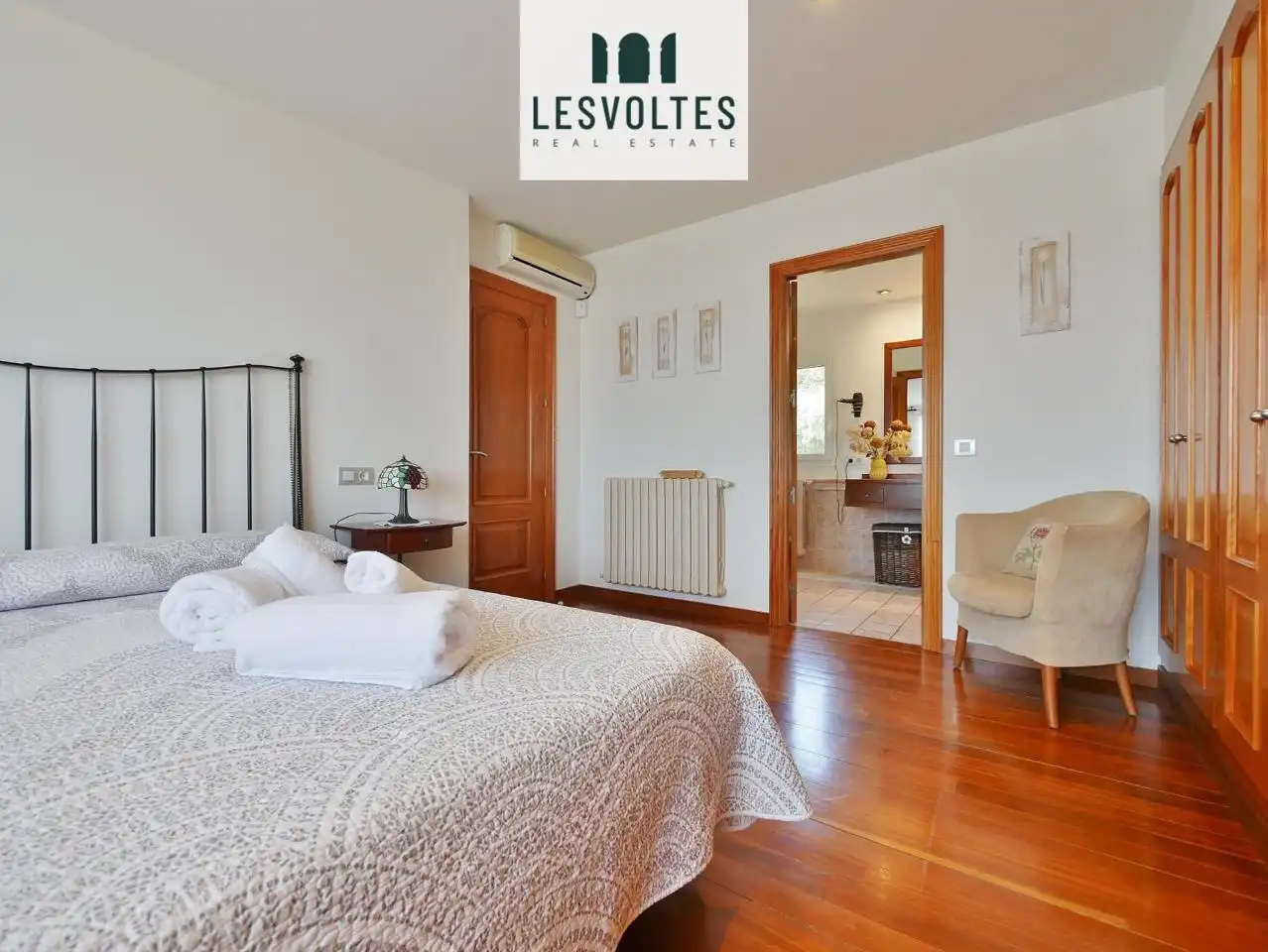 Bedroom of Houses for sale in Mont-ras  with Air Conditioner, Heating and Private garden