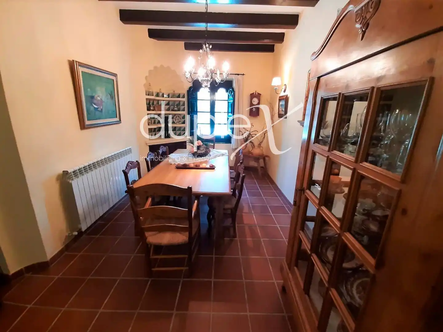 Comedor de Finca rústica en venta en Òrrius con Aire acondicionado, Jardín privado y Terraza