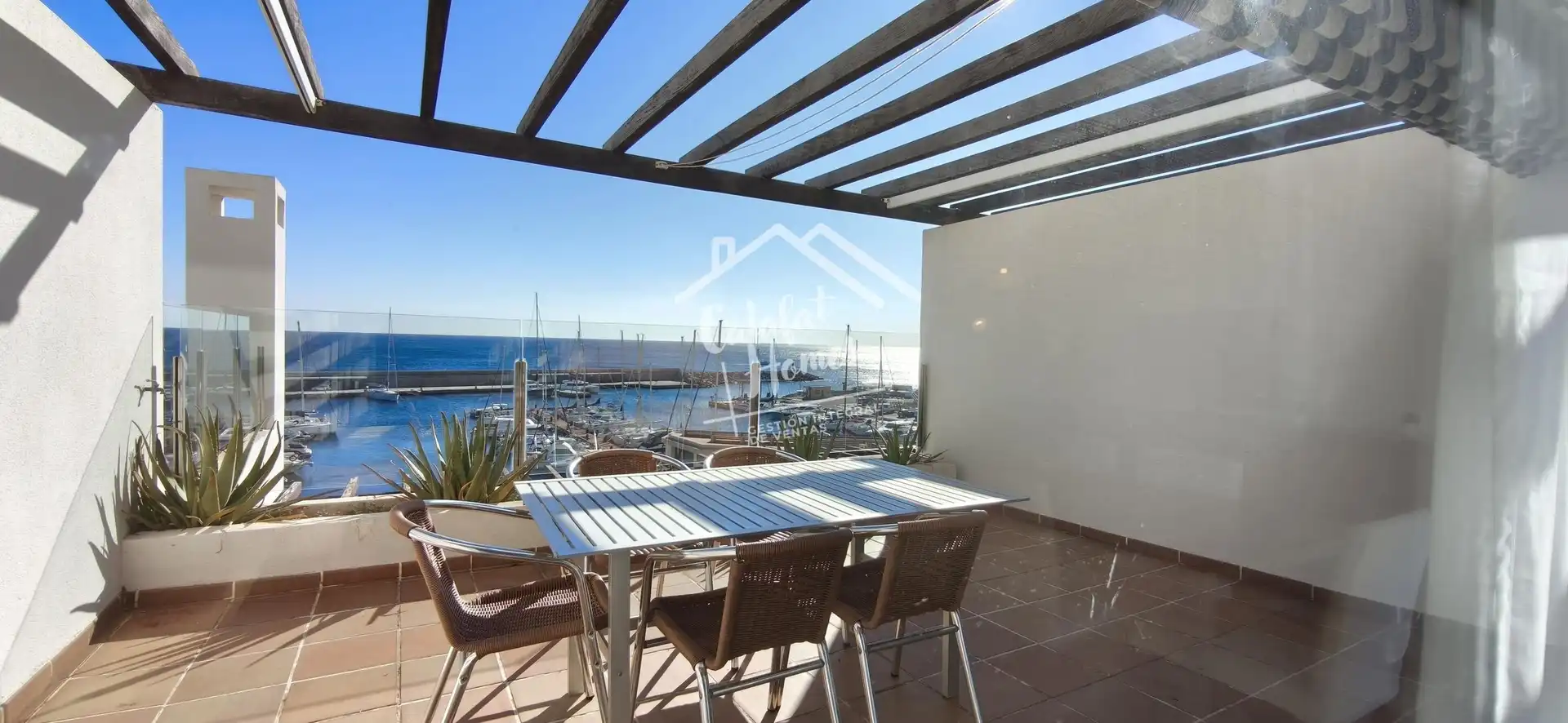 Terrasse von Wohnung zum Verkauf in L'Ametlla de Mar  mit Klimaanlage, Terrasse und Waschmaschine