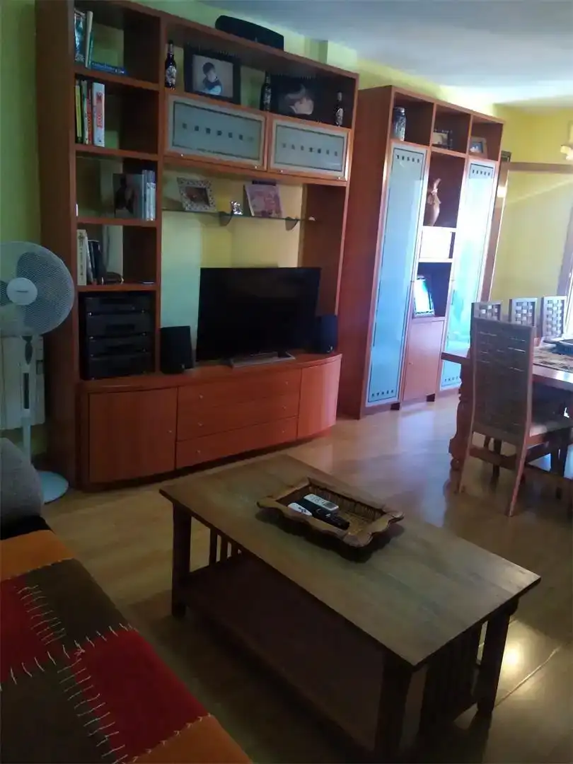 Living room of Flat for sale in Plasencia  with Air Conditioner and Balcony