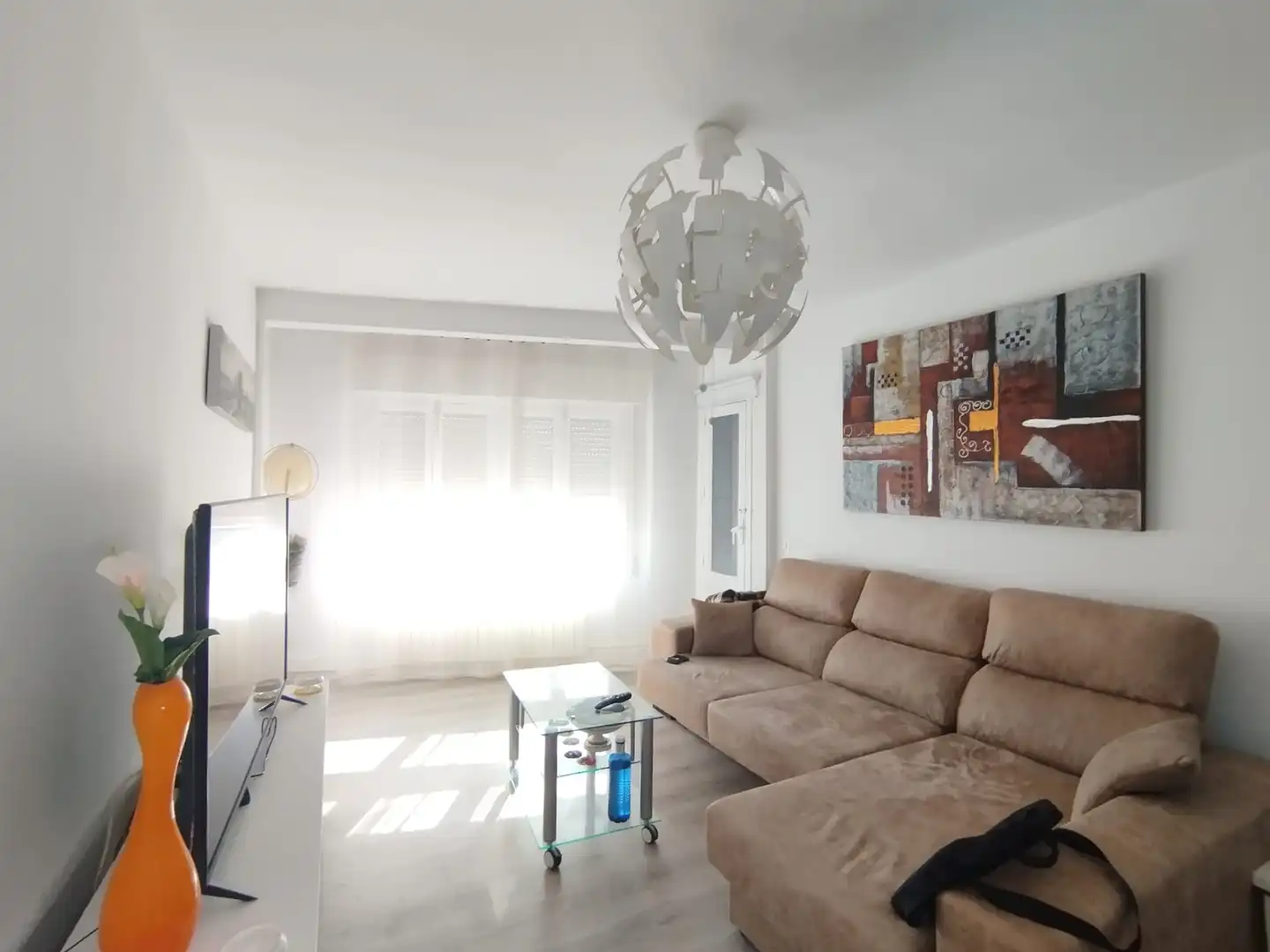 Sala de estar de Piso en venta en Tomelloso con Aire acondicionado, Terraza y Balcón
