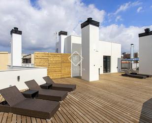 Terrace of Attic to rent in  Barcelona Capital  with Air Conditioner, Heating and Parquet flooring