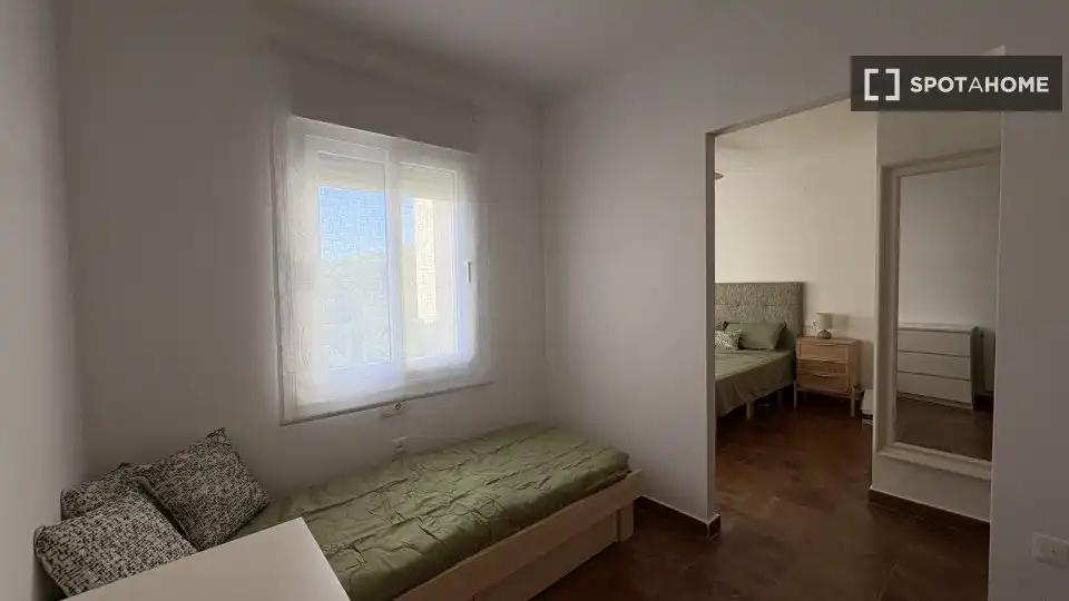 Habitación de Apartamento para compartir en El Portil con Aire acondicionado, Calefacción y Terraza