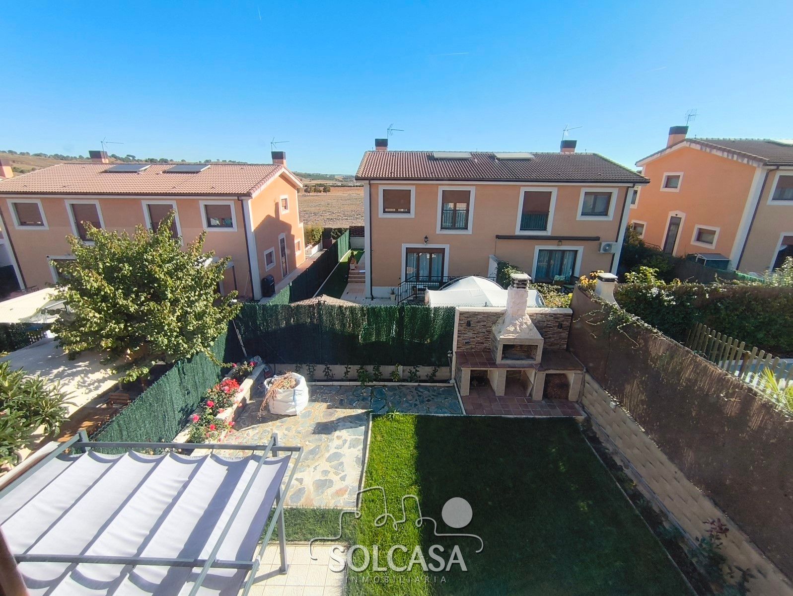 Jardín de Casa o chalet en venta en Fuensaldaña con Aire acondicionado, Calefacción y Jardín privado