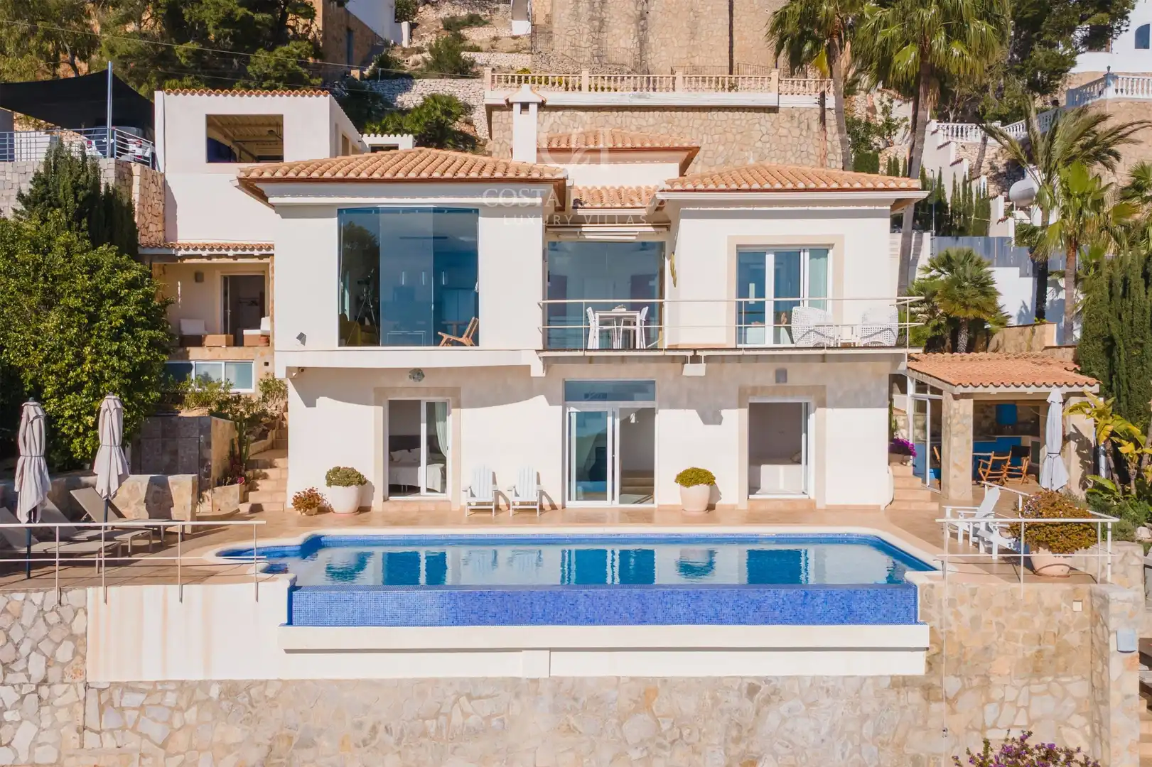 Exterior view of Houses for sale in Jávea / Xàbia  with Air Conditioner, Private garden and Terrace