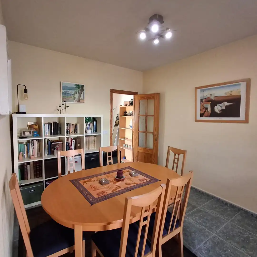 Dining room of Flat for sale in Fondón  with Air Conditioner, Private garden and Furnished