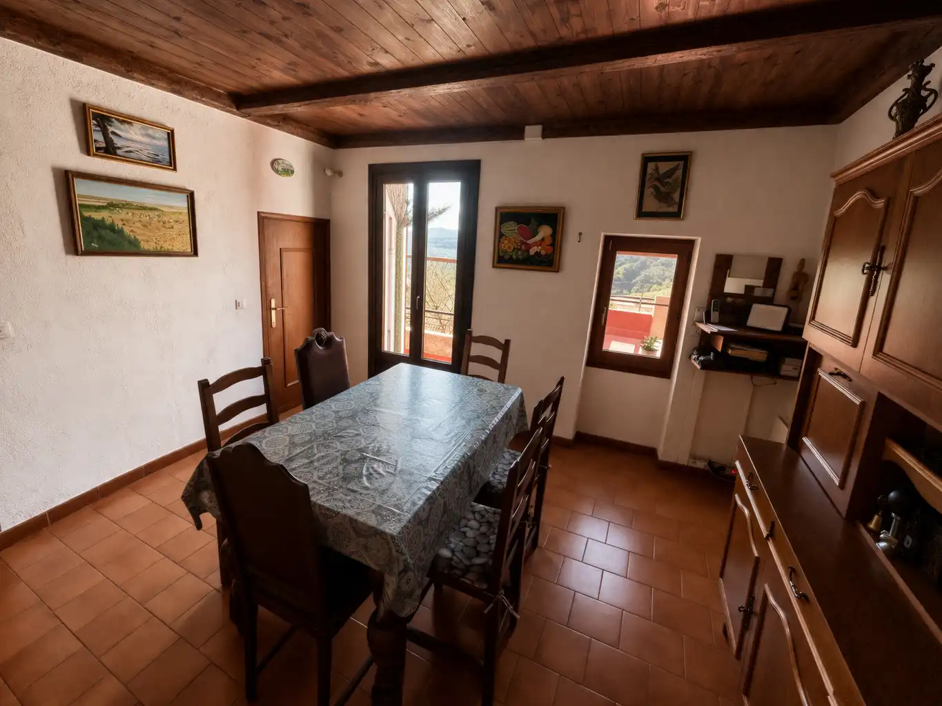 Dining room of Houses for sale in Biure  with Heating, Private garden and Terrace
