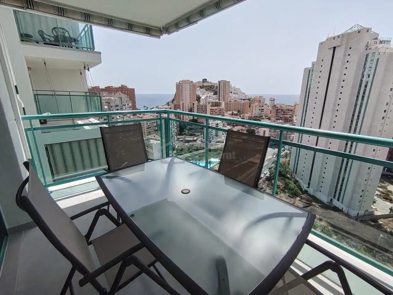 Terrace of Flat for rent in Villajoyosa / La Vila Joiosa  with Air Conditioner, Terrace and Furnished