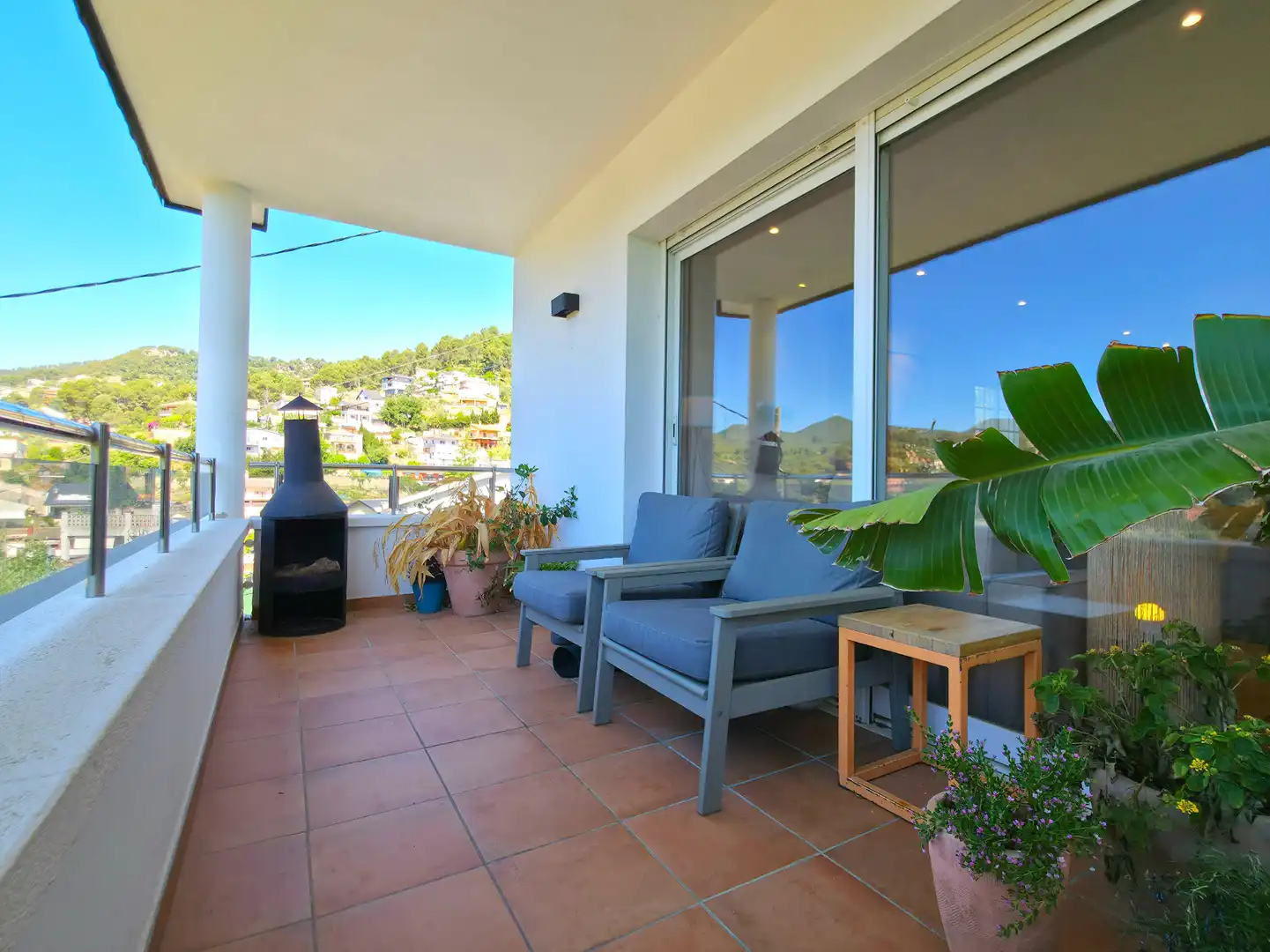 Terraza de Casa o chalet en venta en Corbera de Llobregat con Aire acondicionado, Calefacción y Jardín privado