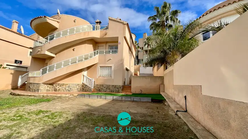 Vista exterior de Casa o chalet en venta en Cartagena con Jardín privado, Terraza y Balcón