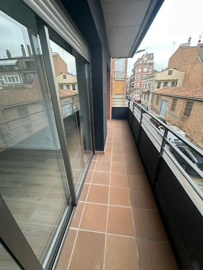 Terrasse von Wohnung zum Verkauf in Manresa mit Heizung, Parkett und Ofen