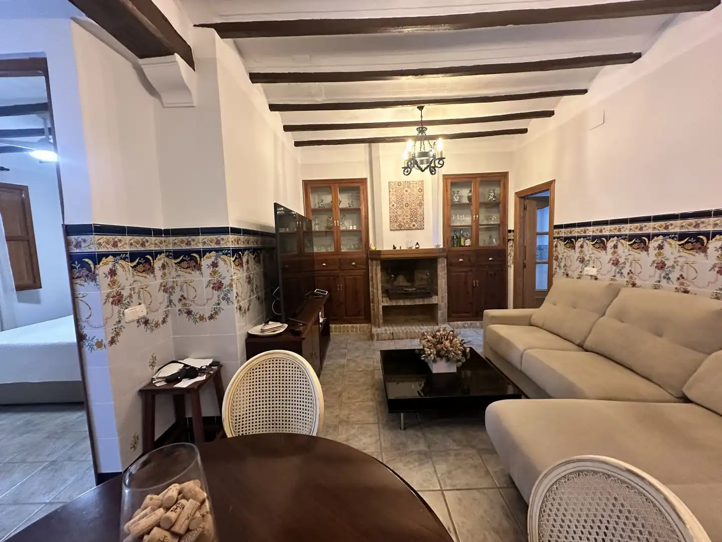 Sala d'estar de Casa o xalet en venda en Algar de Palància amb Calefacció, Terrassa i Balcó