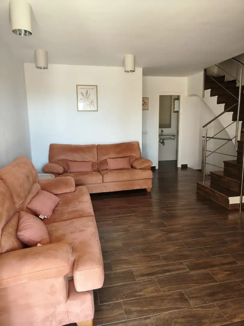 Living room of Houses for rent in Castellón de la Plana / Castelló de la Plana  with Air Conditioner, Heating and Private garden