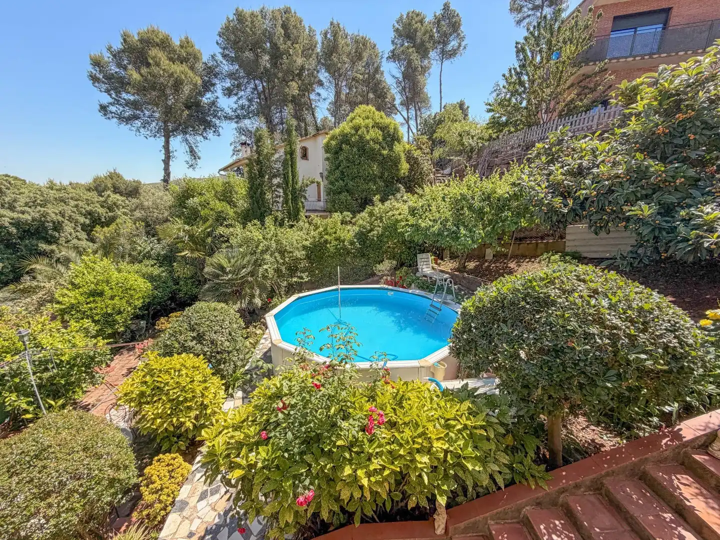 Piscina de Casa o xalet en venda en Castellví de Rosanes amb Aire condicionat, Calefacció i Jardí privat