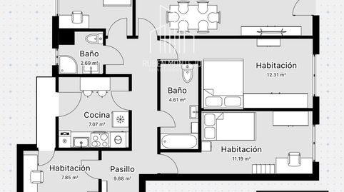 Photo 2 of Flat for rent in Jose Luis de Celis, Pizarrales, Salamanca Capital