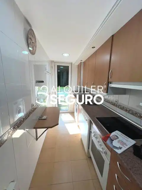 Kitchen of Flat for rent in Leganés  with Air Conditioner and Heating