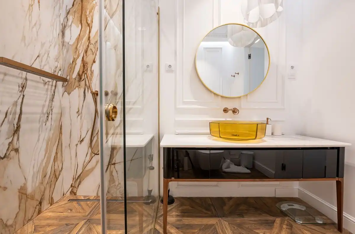 Baño de Planta baja en venta en Madrid con Aire acondicionado, Calefacción y Terraza