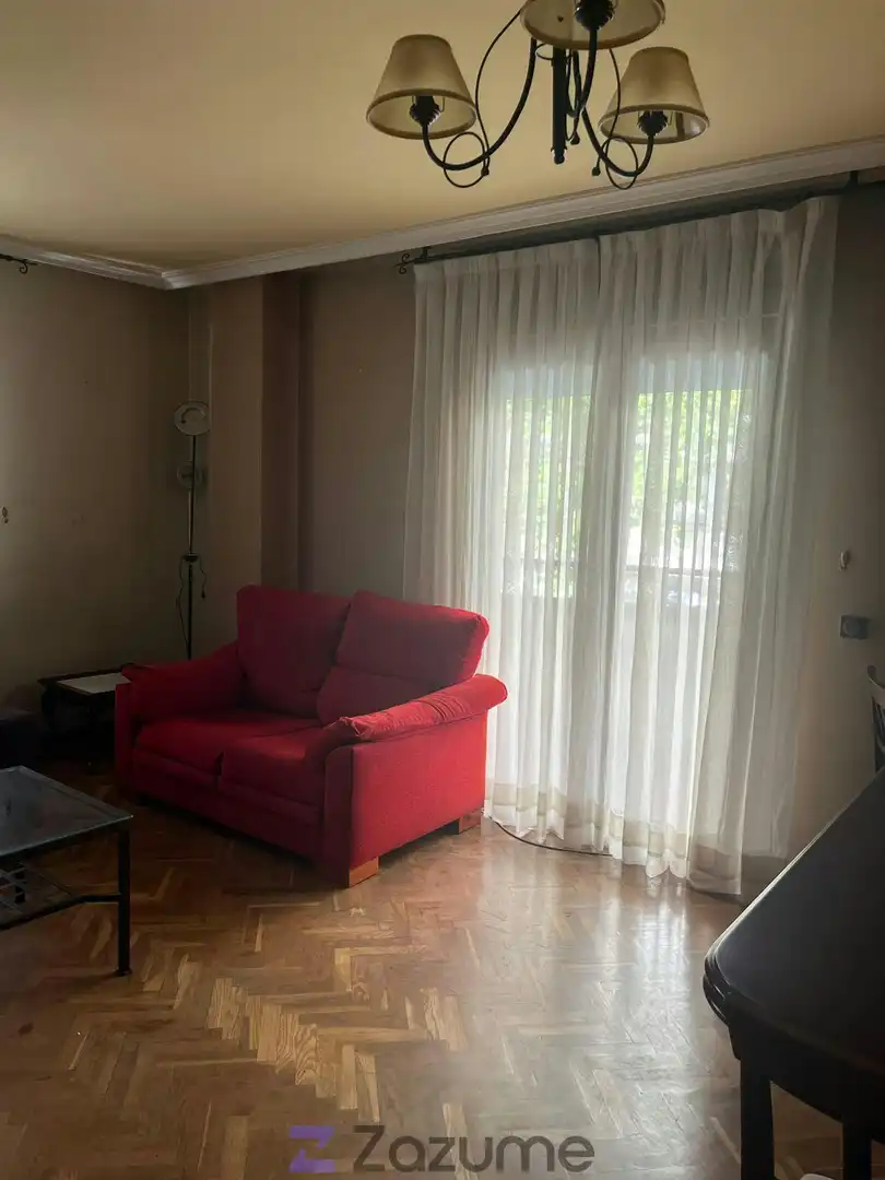 Living room of Flat for rent in Salamanca  with Heating, Parquet flooring and Terrace