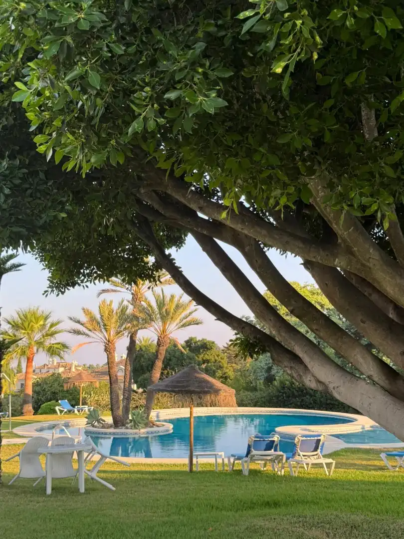 Jardín de Dúplex en venta en Marbella con Aire acondicionado, Terraza y Amueblado
