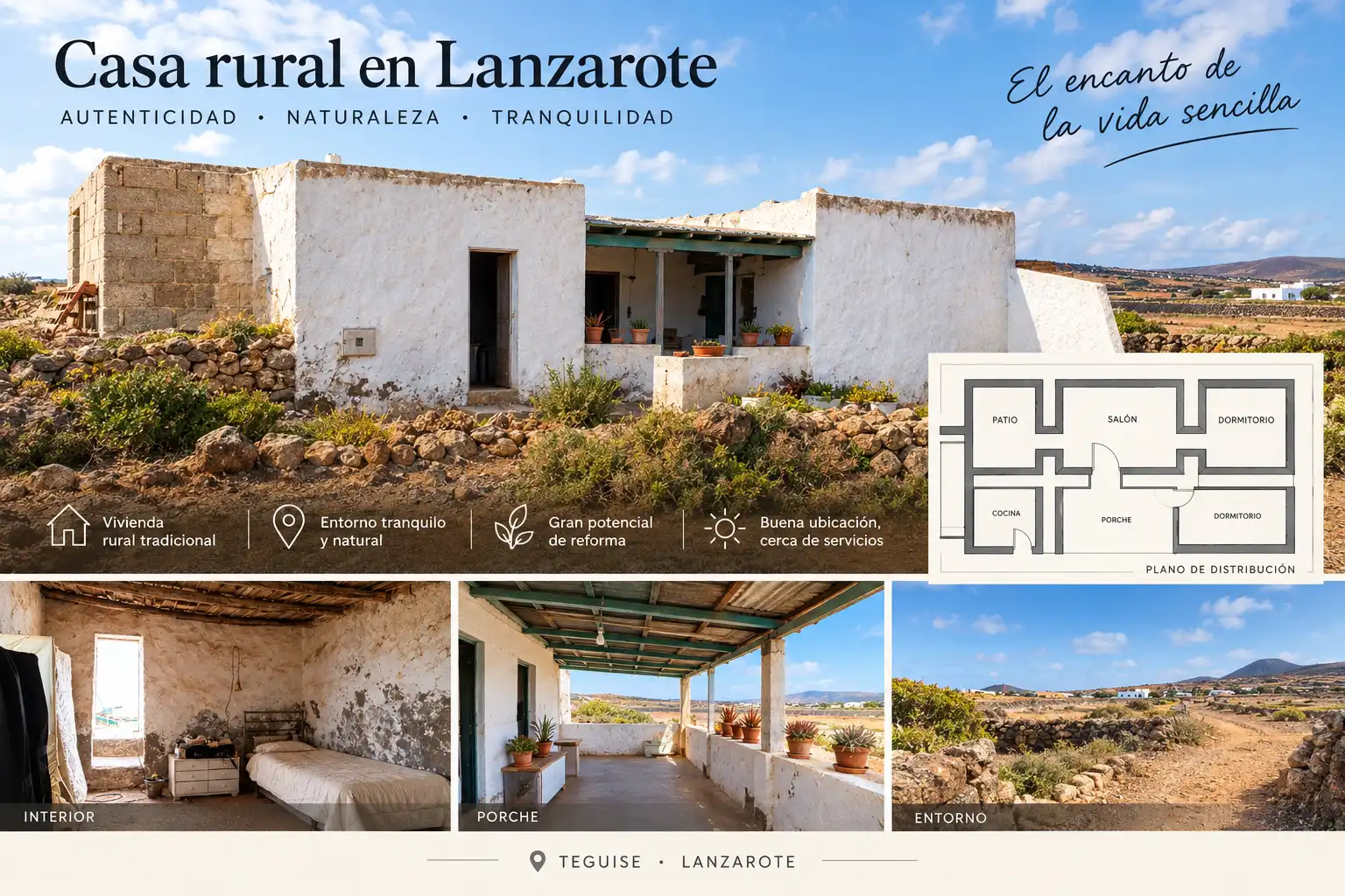 Country homes for sale in Villa de Teguise