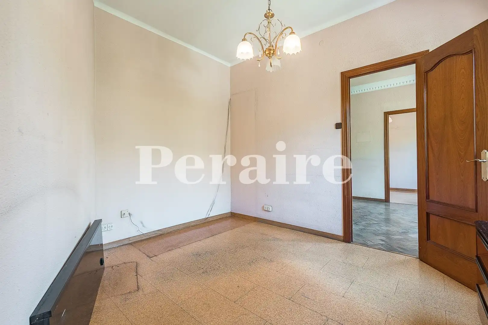 Schlafzimmer von Wohnung zum Verkauf in Barcelona mit Klimaanlage, Heizung und Parkett