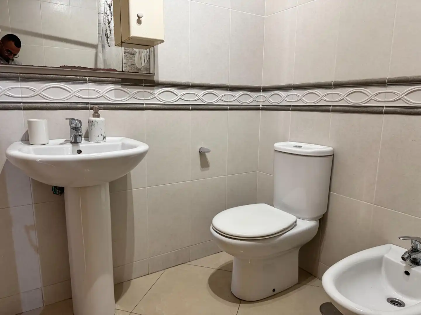 Bathroom of Flat for sale in Polop  with Air Conditioner, Terrace and Balcony