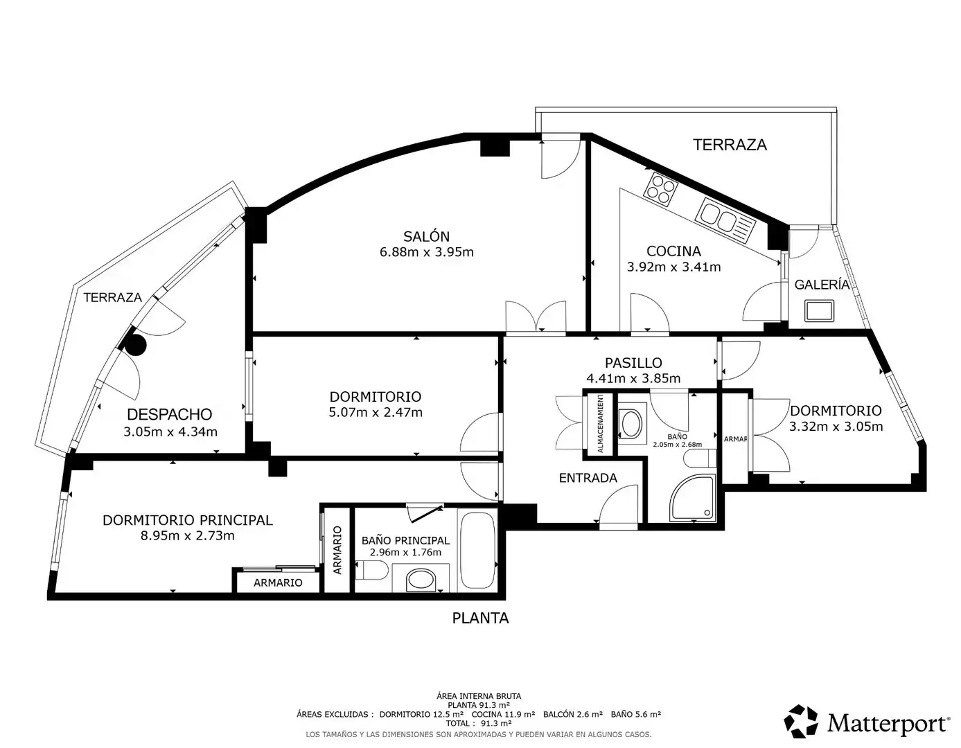 Piso en venta en Valencia con Aire acondicionado, Calefacción y Terraza
