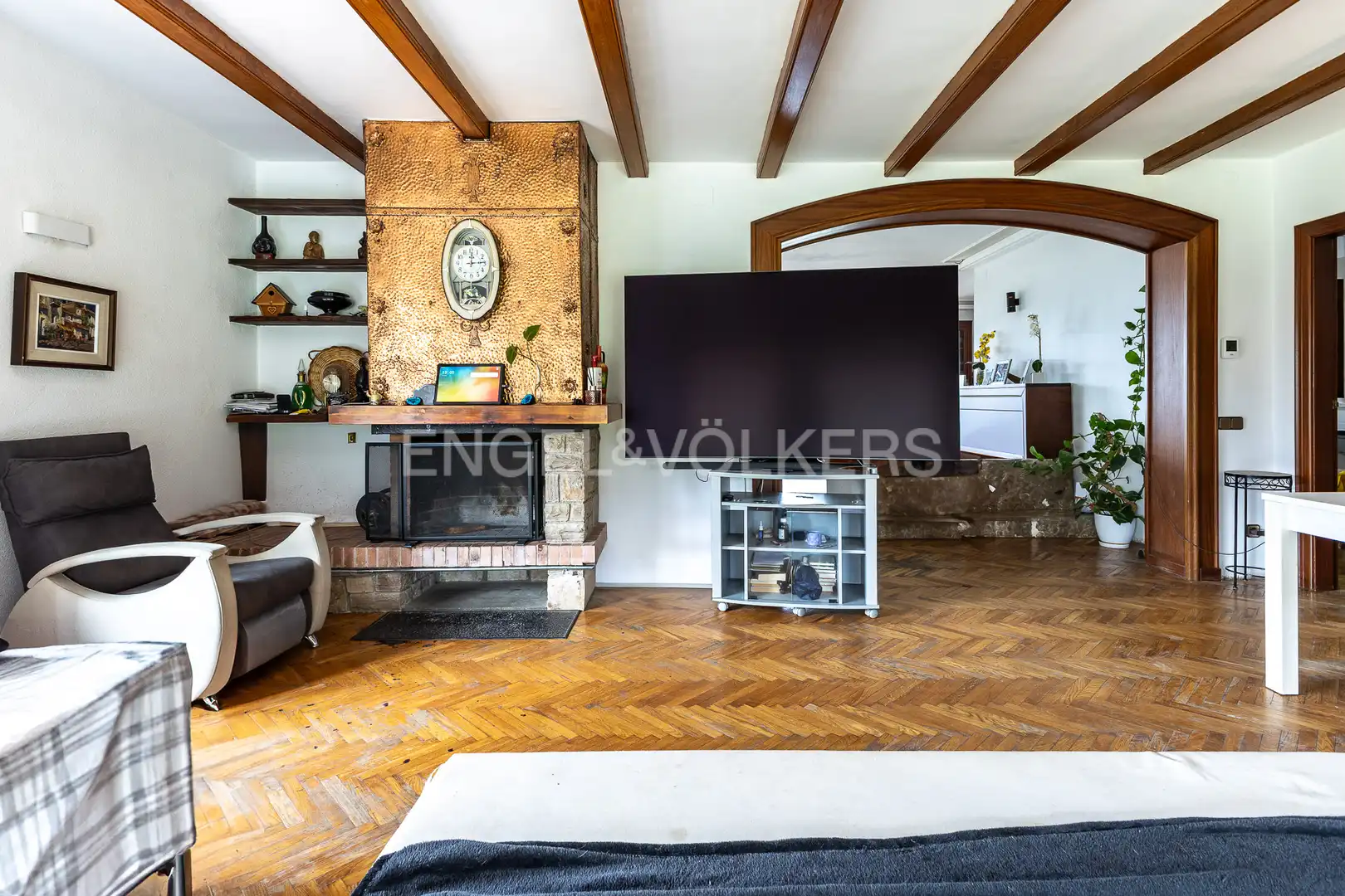 Sala d'estar de Casa o xalet en venda en Seva amb Aire condicionat, Calefacció i Jardí privat