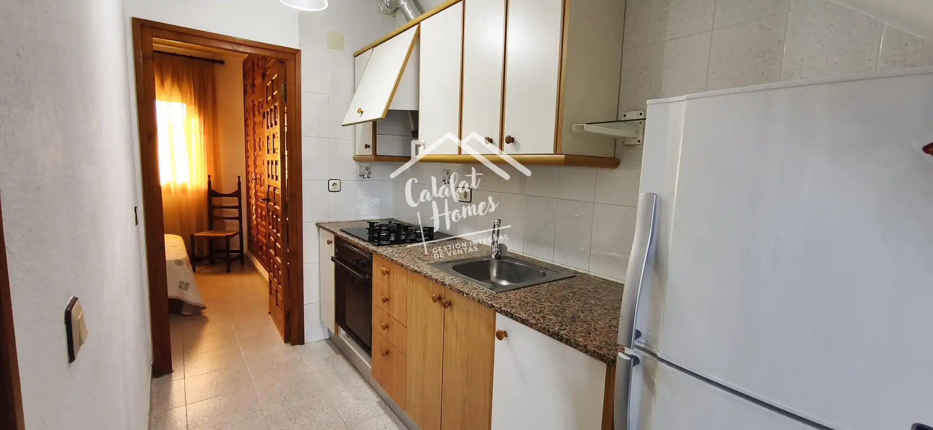 Cuina de Casa o xalet en venda en L'Ametlla de Mar  amb Jardí privat, Terrassa i Piscina