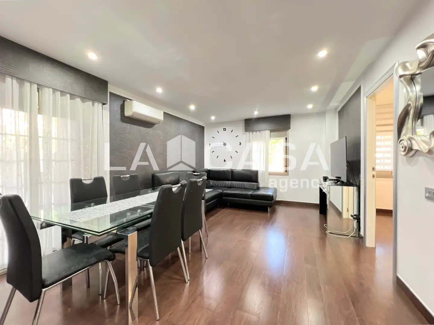 Wohnzimmer von Wohnung zum Verkauf in Badalona mit Balkon