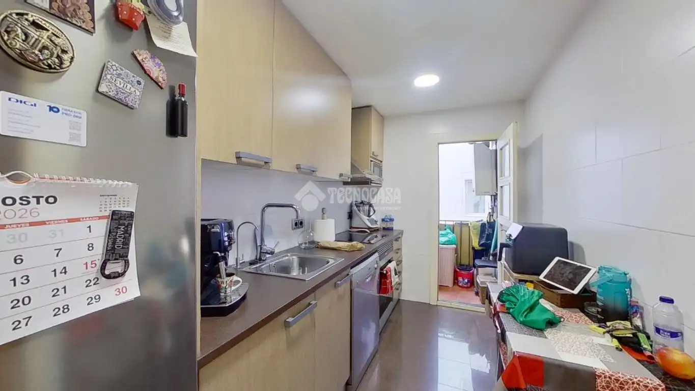 Kitchen of Flat for sale in Barberà del Vallès  with Air Conditioner, Heating and Parquet flooring
