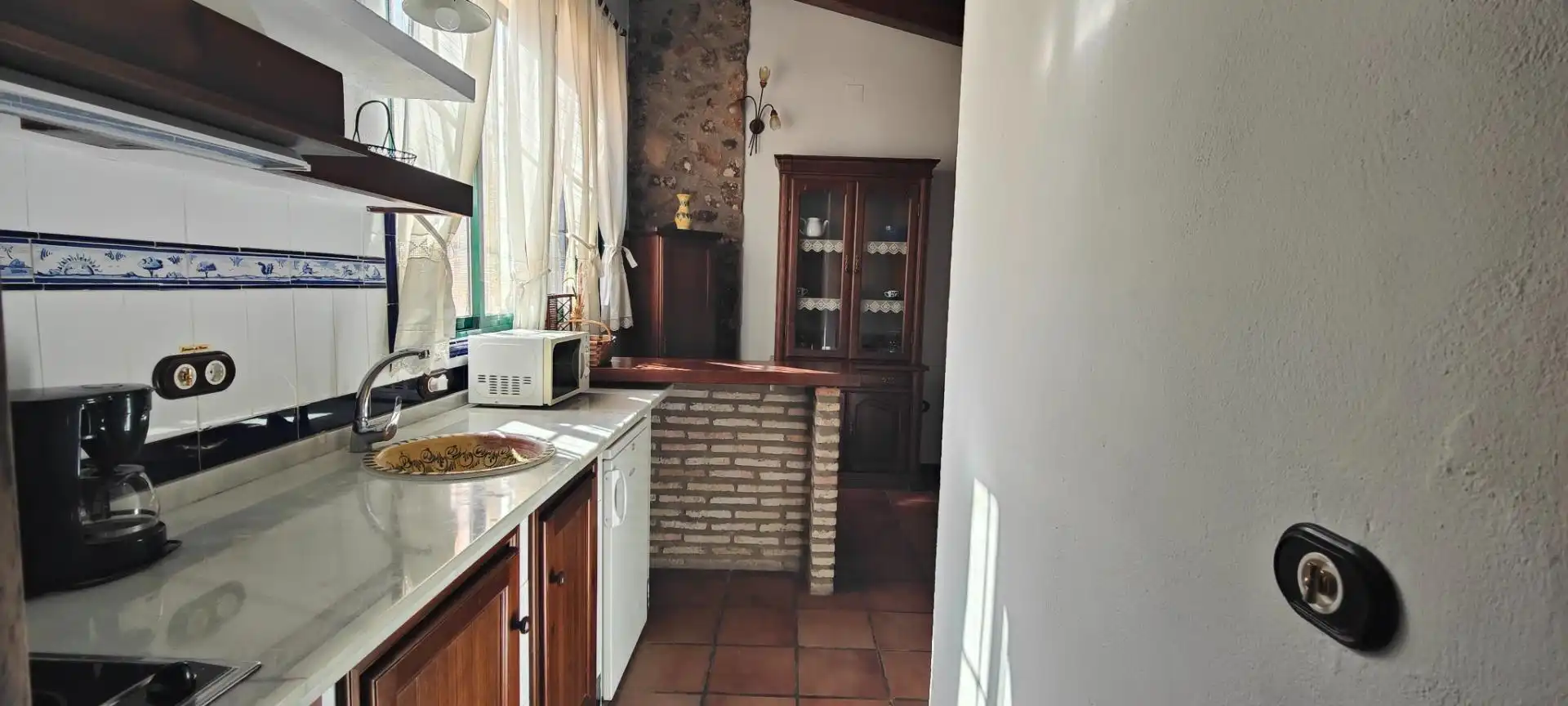 Cocina de Finca rústica en venta en La Lapa con Aire acondicionado, Jardín privado y Terraza