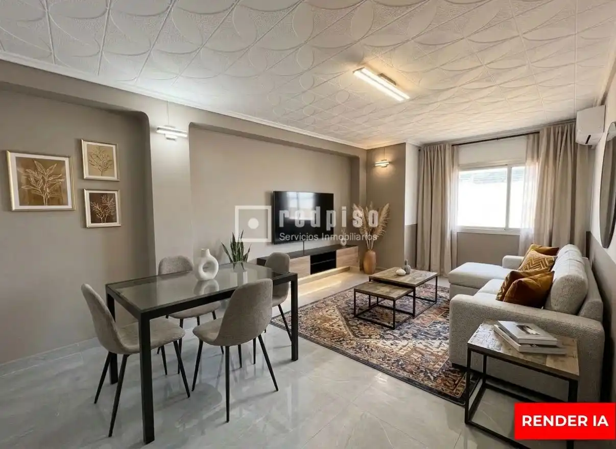 Sala de estar de Piso en venta en Valencia con Aire acondicionado, Calefacción y Terraza