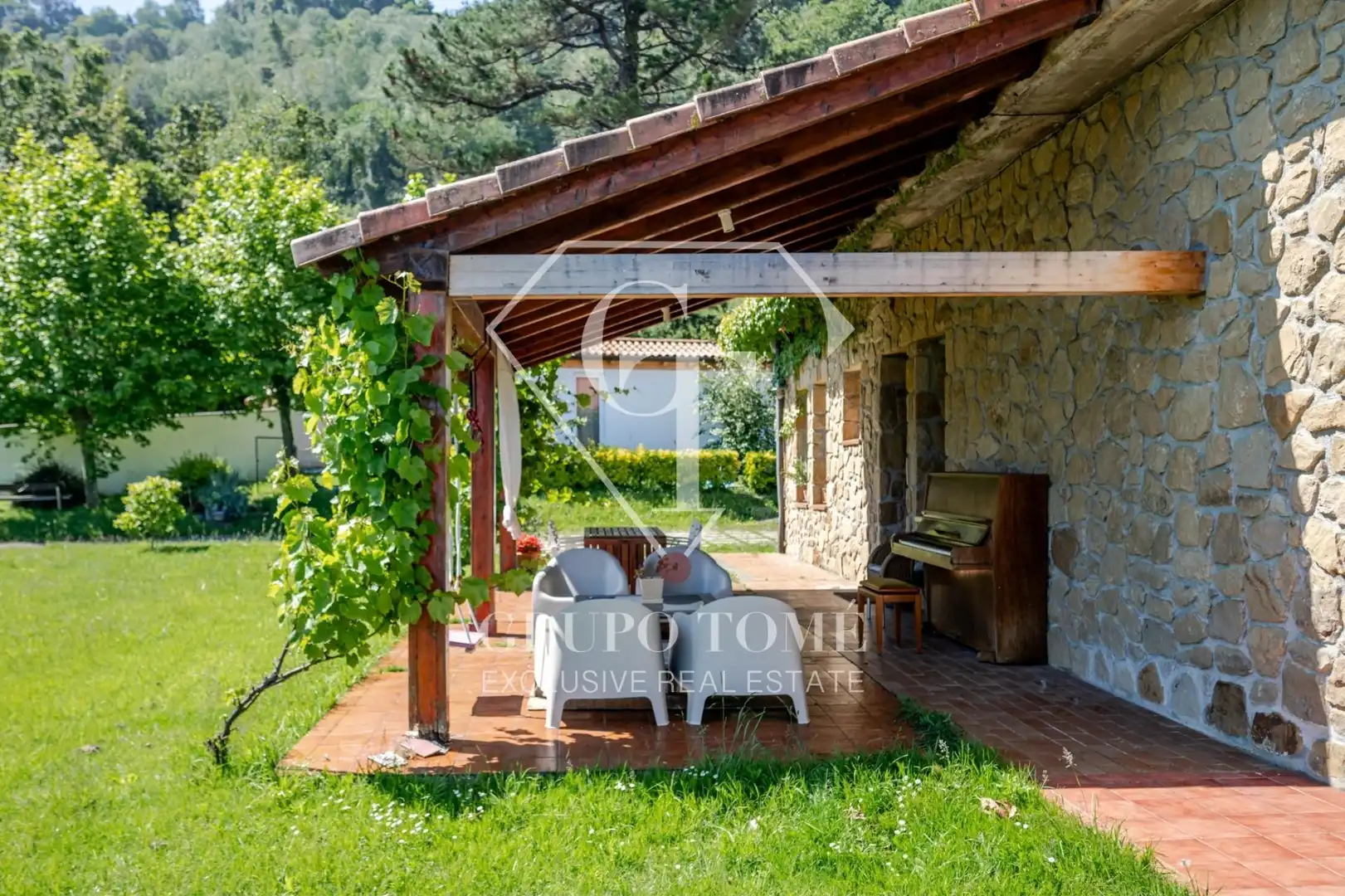 Terraza de Casa adosada en venta en Mutriku con Jardín privado, Terraza y Amueblado