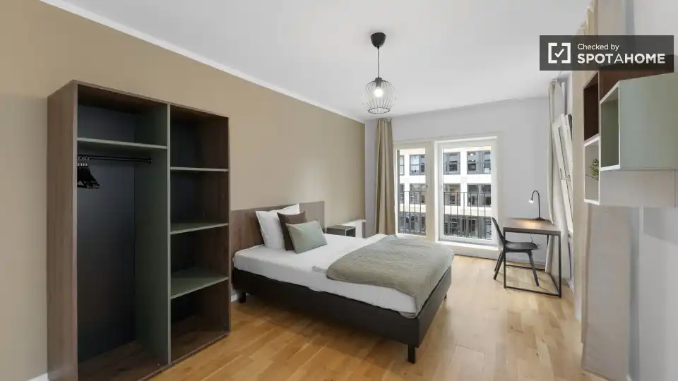 Bedroom of Flat for share in Colmenar de Oreja  with Air Conditioner, Terrace and Furnished