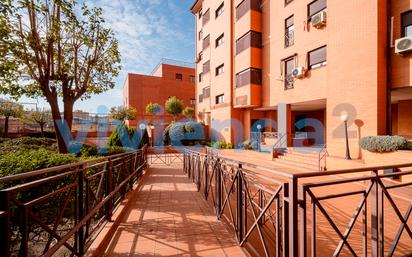 Exterior view of Flat for sale in  Madrid Capital  with Heating, Storage room and Balcony