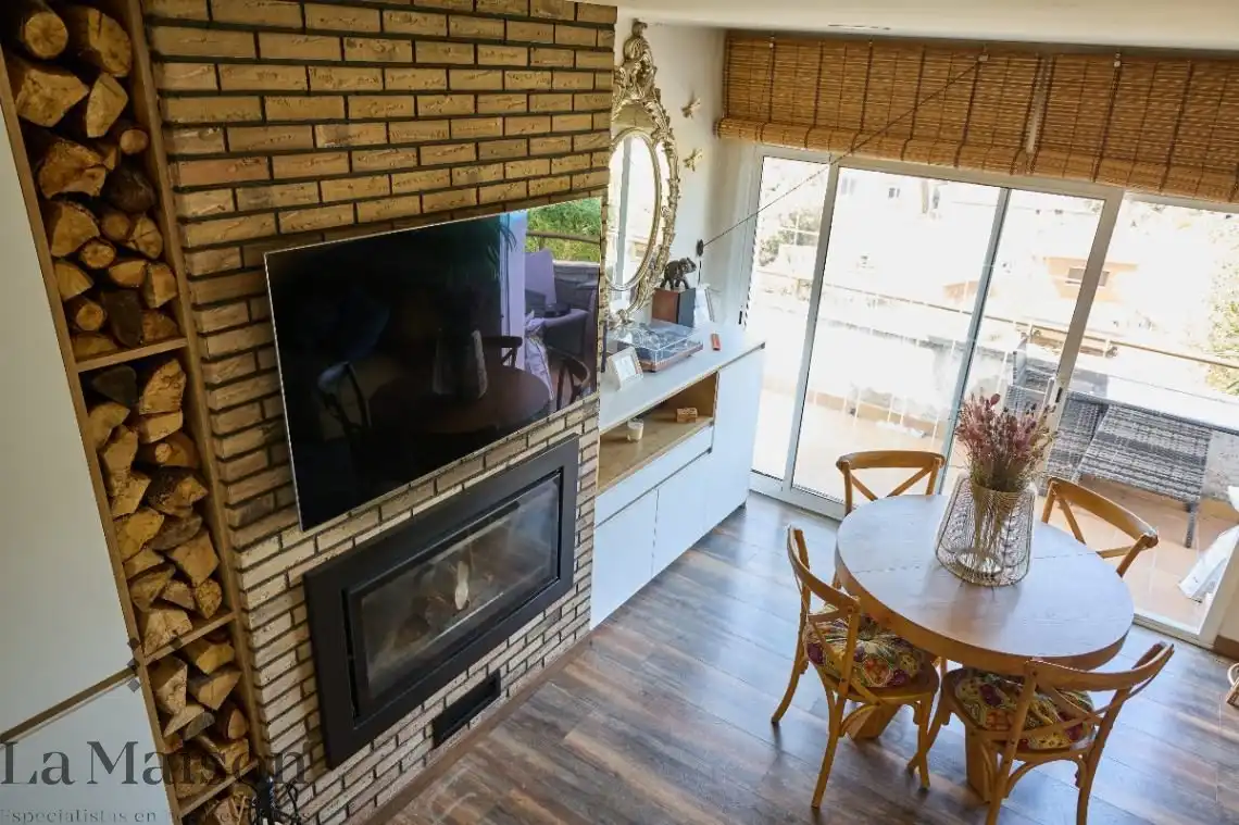 Living room of Houses for sale in Dosrius  with Heating, Private garden and Parquet flooring