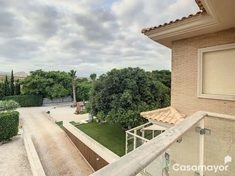 Terraza de Casa o chalet en venta en Mutxamel con Aire acondicionado, Calefacción y Jardín privado