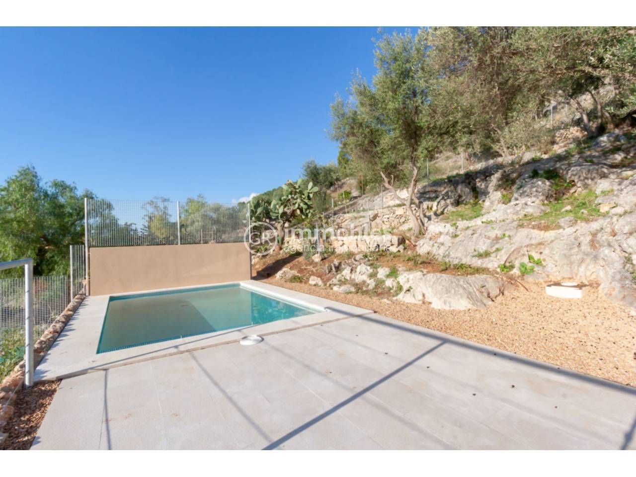 Piscina de Casa adosada en venda en Alaró amb Aire condicionat, Jardí privat i Parquet