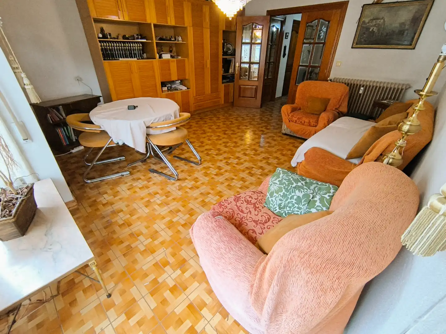 Sala d'estar de Pis en venda en Palencia amb Calefacció, Terrassa i Forn
