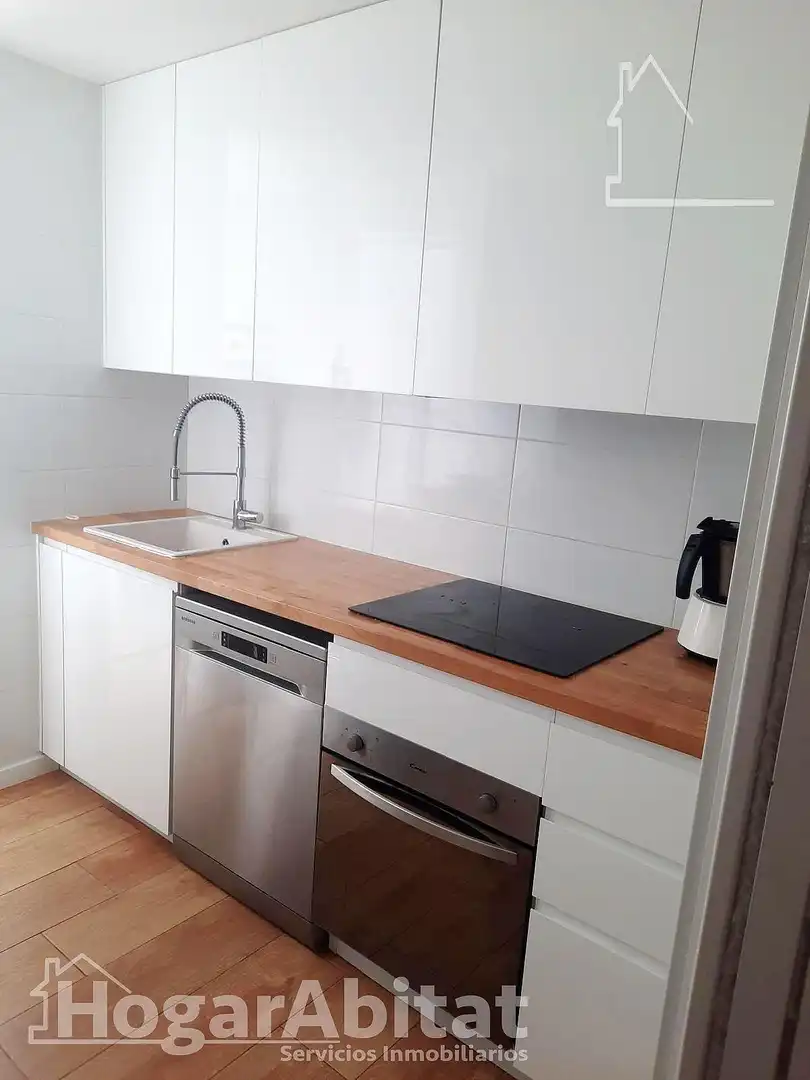 Kitchen of Flat for sale in Albal  with Air Conditioner, Parquet flooring and Balcony