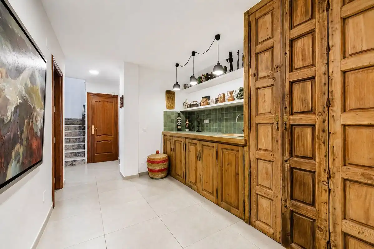 Cocina de Casa o chalet en venta en Benalmádena con Aire acondicionado, Calefacción y Jardín privado
